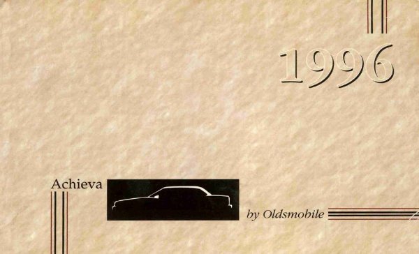 1996 Oldsmobile Achieva Owner's Manual