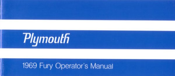 1969 Plymouth Fury Owner's Manual