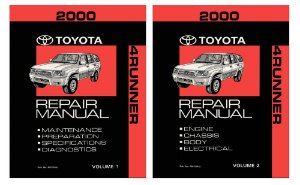 2000 Toyota 4-Runner Factory Shop Service Manual