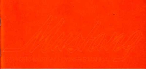 1973 Ford Mustang Owner's Manual
