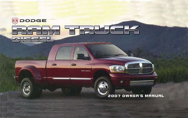 2007 Dodge Ram Diesel Truck Owner's Manual