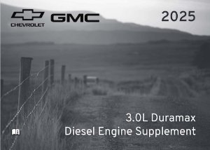 2025 Chevrolet DIESEL SUPPLEMENT Owner's Manual