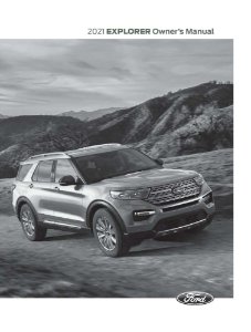 2021 Ford Explorer Owner's Manual