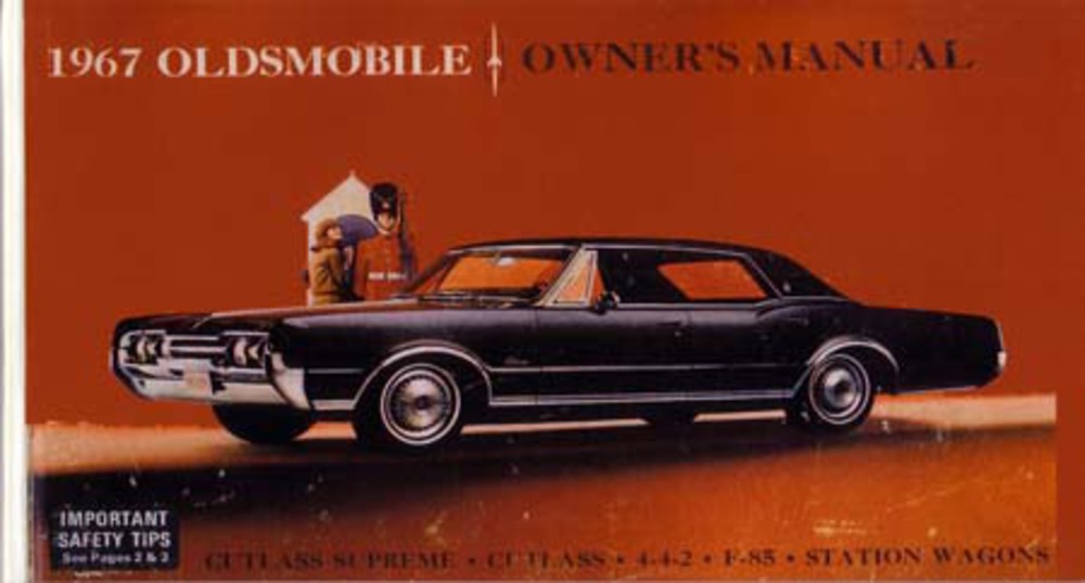 1967 Oldsmobile 442 Cutlass F-85 Owners Manual User Guide Reference Operator