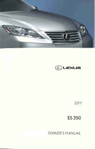 2011 Lexus ES 350 Owner's Manual