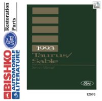 1993 Ford Taurus, Sable Factory Shop Service Manual sample image