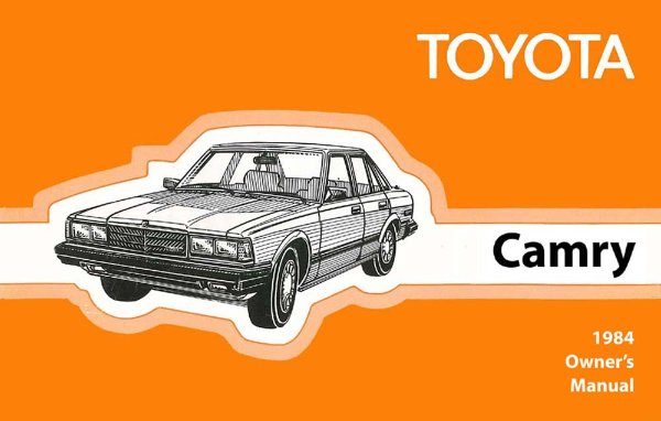 1984 Toyota Camry Owner's Manual