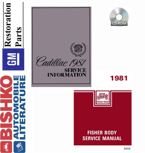1981 Cadillac ALL MODELS FISHER BODY Factory Shop Service Manual