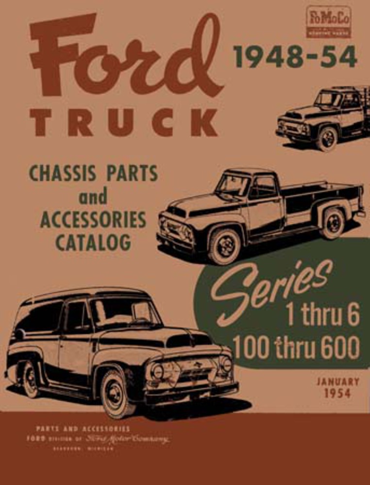 1948–1954 Ford Truck 100-600 Series Parts Book