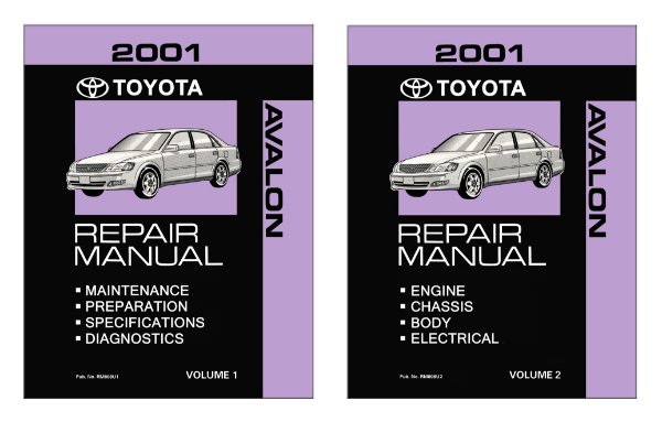 2001 Toyota Avalon Factory Shop Service Manual