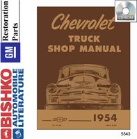 1954 CHEVROLET TRUCK Full Line Body, Chassis & Electrical Service Manual sample image