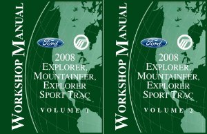 2008 Ford Truck Explorer, Mountaineer Factory Shop Service Manual