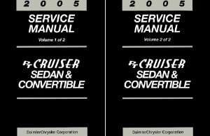 2005 Chrysler PT Cruiser Factory Shop Service Manual
