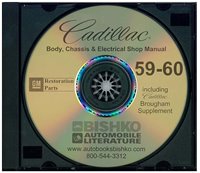 1959-60 CADILLAC Body, Chassis & Electrical Shop Manual [eb239CD] sample image