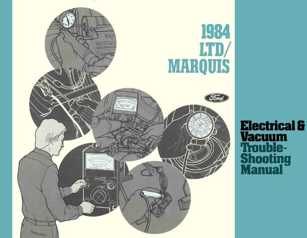 1984 Ford LTD, Marquis Wiring Diagrams Manual