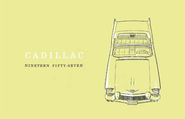 1957 Cadillac All Models Owner's Manual