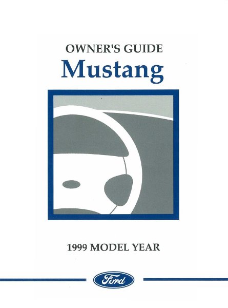 1999 Ford Mustang Owner's Manual