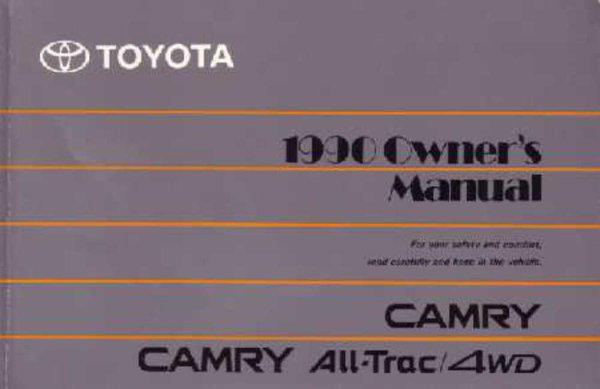 1990 Toyota Camry Owner's Manual