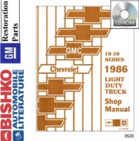 1986 Chevrolet C10, C20, C30, K10, K20, K30 Light Duty, G sample image