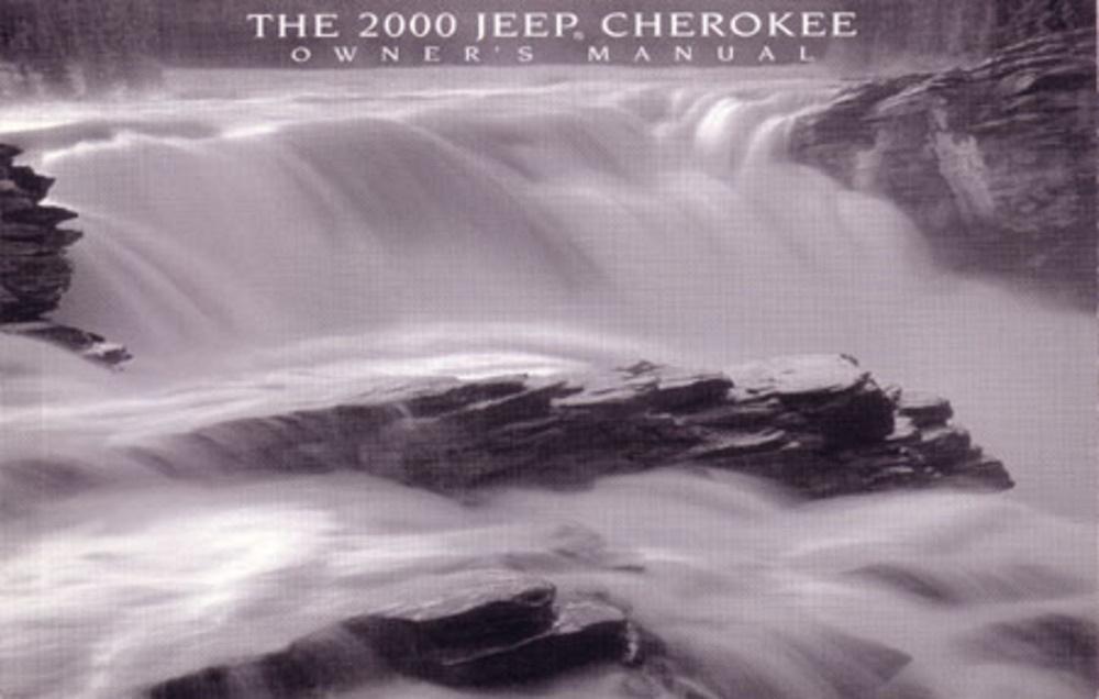 2000 Jeep Cherokee Owner's Manual