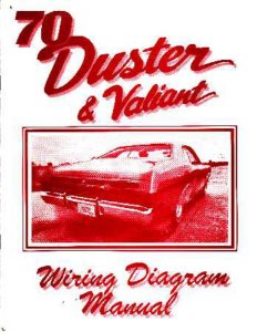 1970 Plymouth Duster, Valiant Wiring Diagrams Manual