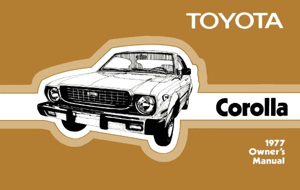 1977 Toyota Corolla Owner's Manual