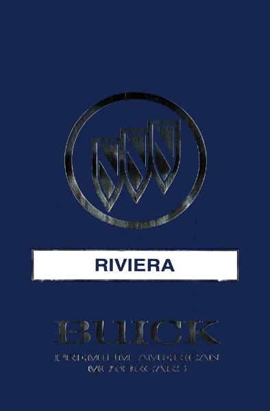 1990 Buick Riviera Owner's Manual