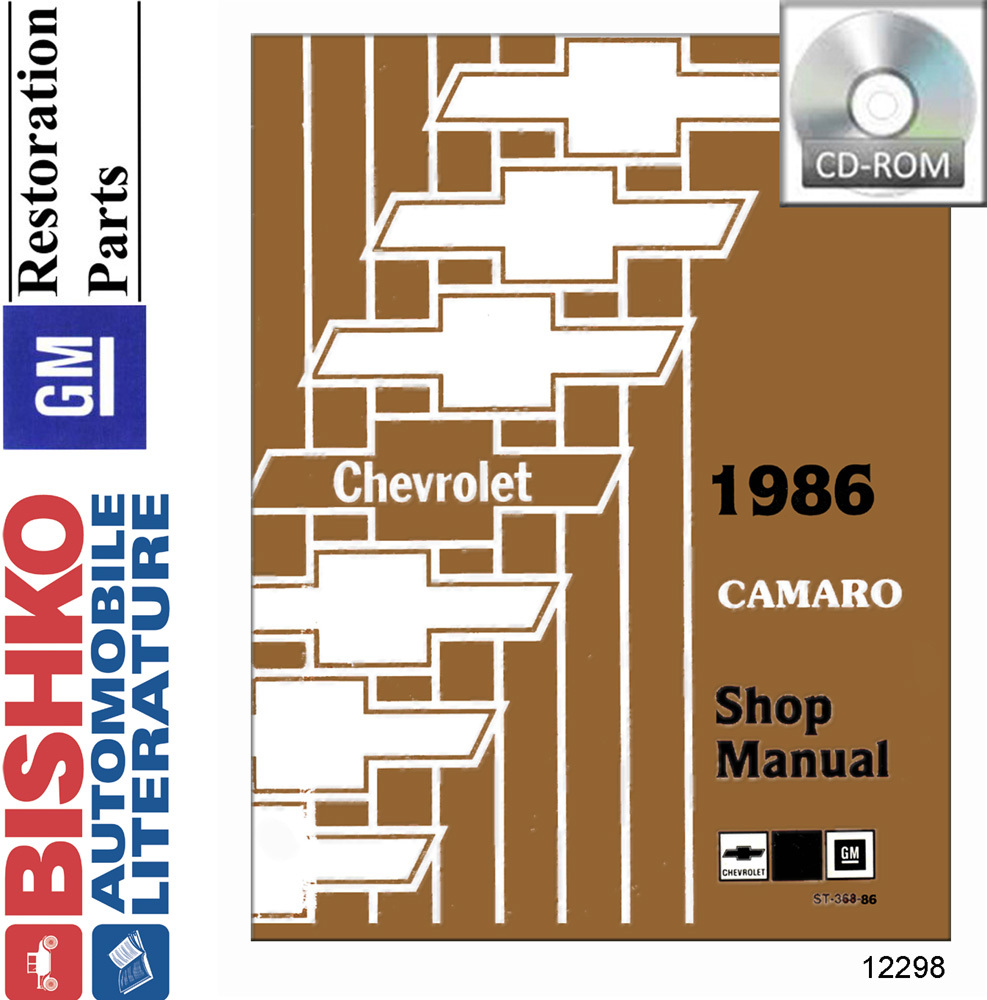 1986 Chevrolet Camaro Factory Shop Service Manual