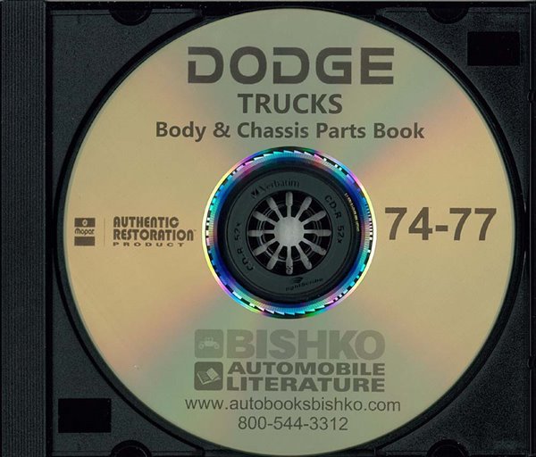 1974 1975 1976 1977 Dodge Truck Parts Numbers Book List Guide PDF Interchange