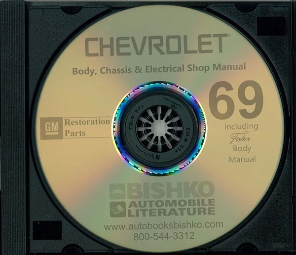 1969 Chevrolet All Models Fisher Body Factory Shop Service Manual