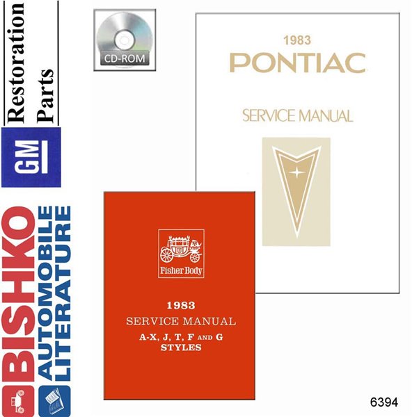 1983 Pontiac Firebird Factory Shop Service Manual
