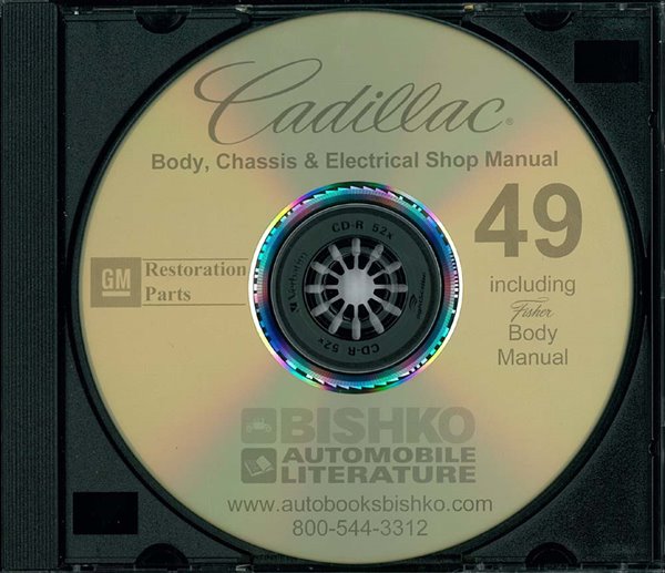 1949 Cadillac ALL MODELS FISHER BODY Factory Shop Service Manual