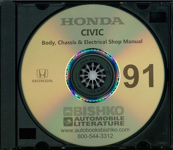 1991 Honda Civic Factory Shop Service Manual