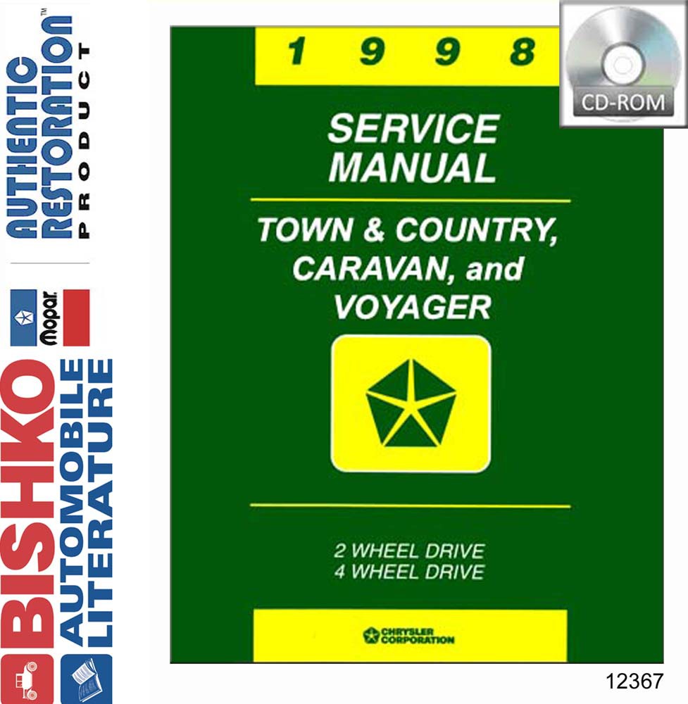 1998 Chrysler Town & Country, Caravan, Voyager Factory Shop Service Manual