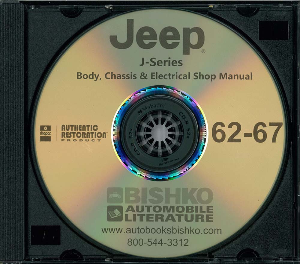 1962-67 JEEP J-SERIES & GLADIATOR Body, Chassis & Electrical Service Manual