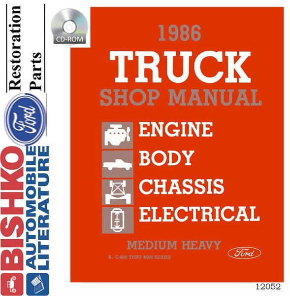 1986 Ford Med Duty Heavy Duty Shop Service Repair Manual PDF