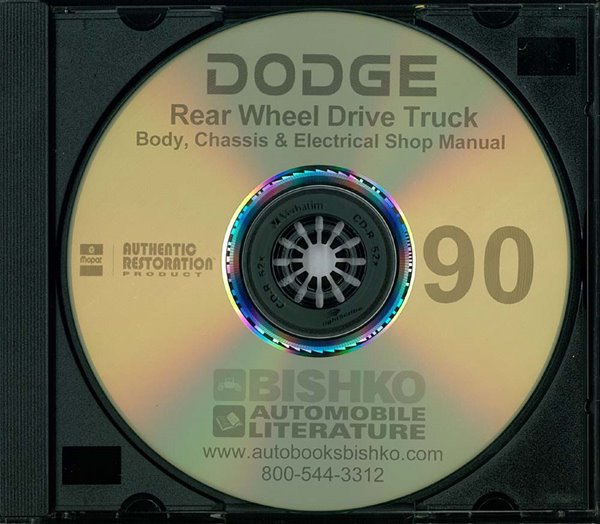 1990 Dodge Ram Truck Factory Shop Service Manual