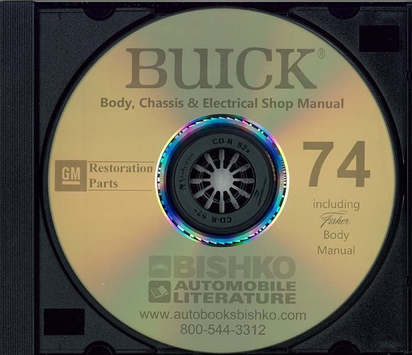 1974 Buick ALL MODELS FISHER BODY Factory Shop Service Manual