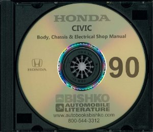 1990 Honda Civic Factory Shop Service Manual
