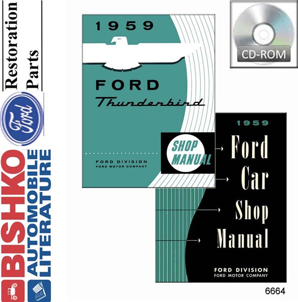 1959 Ford Car Shop Service Repair Manual PDF