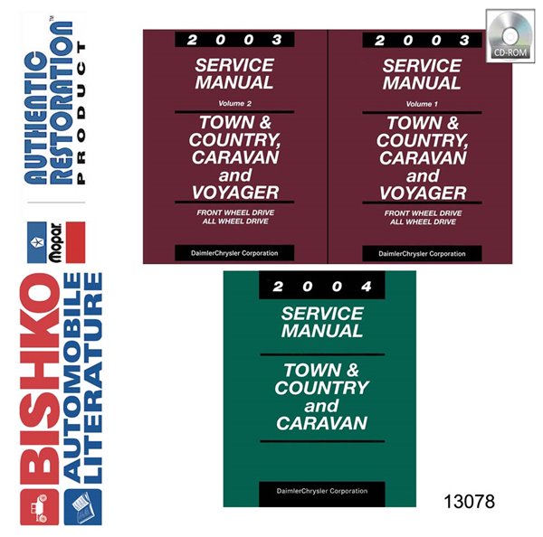 2004 Dodge Town & Country, Caravan Factory Shop Service Manual
