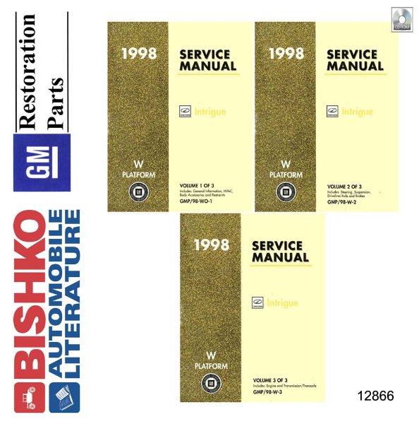 1998 Oldsmobile Intrigue Factory Shop Service Manual