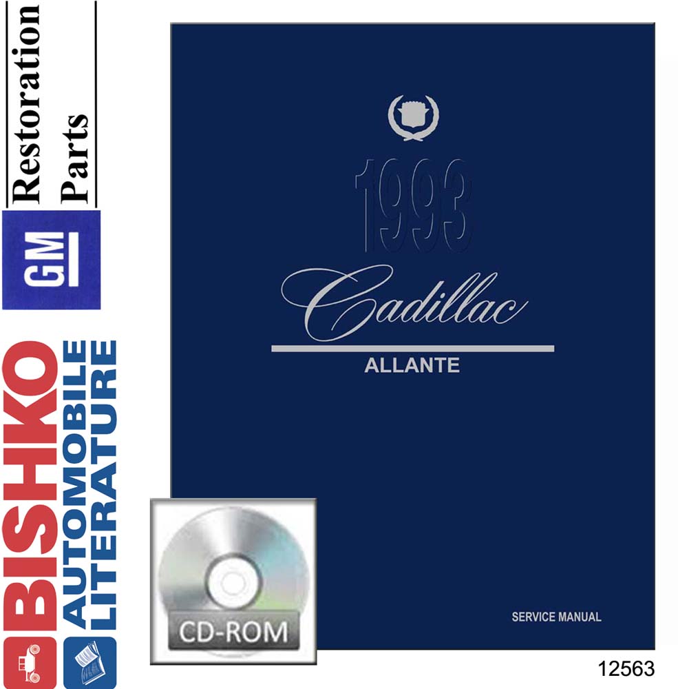 1993 Cadillac Allante Factory Shop Service Manual