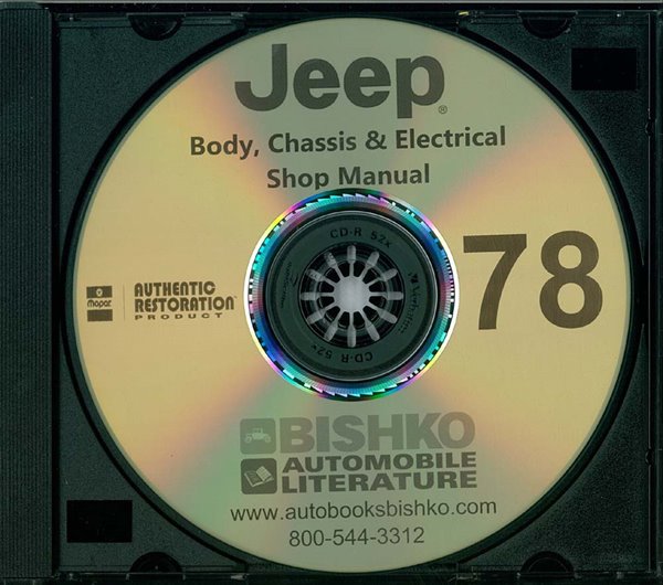 1978 Jeep All Models Factory Shop Service Manual