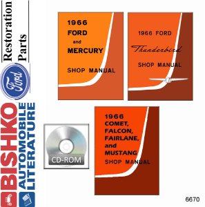 1966 Ford Car Shop Service Repair Manual PDF