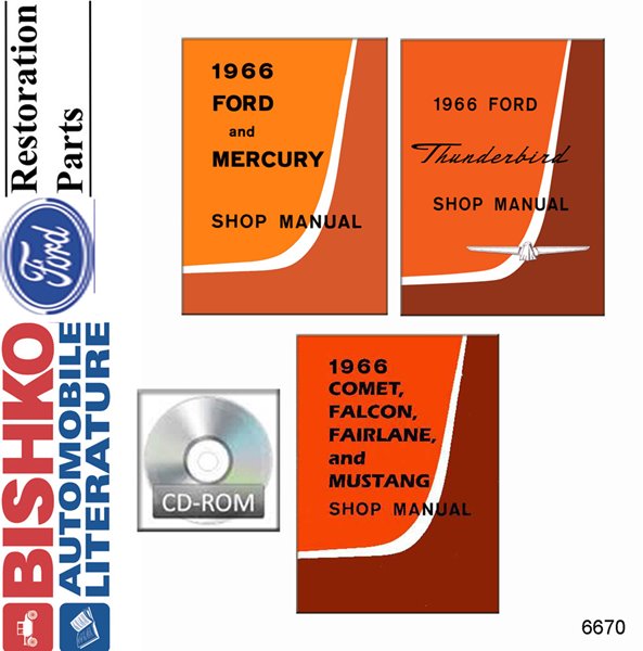1966 Ford Car Shop Service Repair Manual PDF