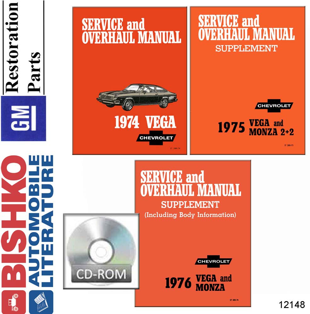 1974-1976 CHEVROLET VEGA / MONZA Body, Chassis & Electrical Service Manual