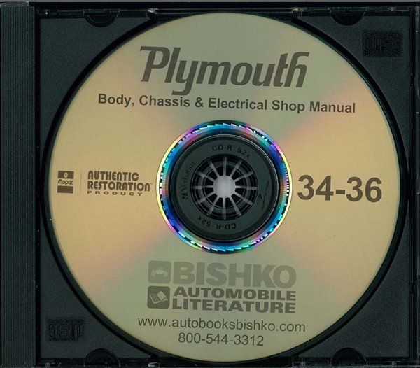 1934–1936 Plymouth All Models Factory Shop Service Manual