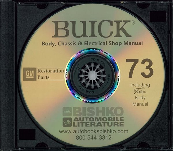 1973 Buick ALL MODELS FISHER BODY Factory Shop Service Manual