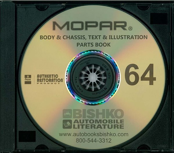 1964 Mopar Chrysler Dodge Desoto Plymouth Parts Numbers Book List PDF Interchange